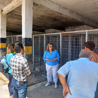 Tο Καταφύγιο Αδέσποτων Ζώων του Δήμου Κοζάνης επισκέφτηκε η Ειδική Γραμματέας  Προστασίας Ζώων Συντροφιάς κ.  Δημοπούλου Μαριάνθη