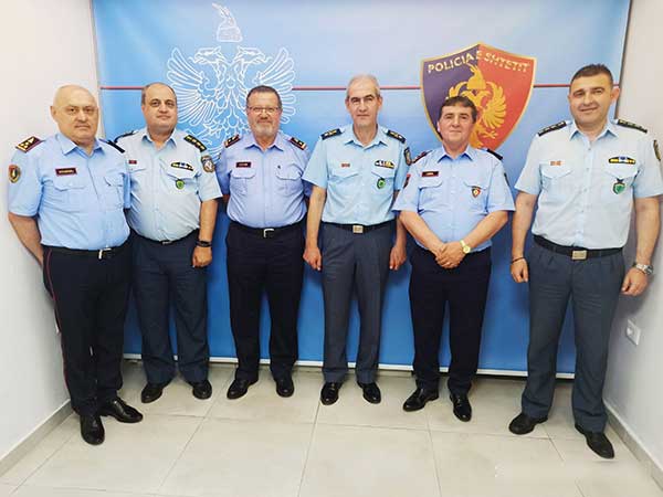 Συνάντηση με στελέχη της Αλβανικής Αστυνομίας Κορυτσάς είχε ο Ταξίαρχος Κ. Σπανούδης